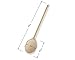 12PCS 12 Inch Long Wooden Spoons, Long Handle Wooden Cooking Mixing Oval Spoons Baking Cooking Tasting Stirring - Sauce Spoons. Made of Natural Beechwood