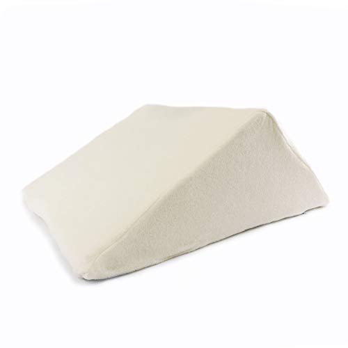 The Angle by Back Support Systems - Guaranteed to Help Reduce Back Pain Immediately. Eco Friendly, Medical Quality Memory Foam Bed Wedge Leg Pillow for Back Pain