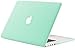 Kuzy Compatible with MacBook Pro 15.4 inch Case Model A1398 with Retina Display Soft Touch 15 inch Plastic Hard Shell Cover for Older MacBook Pro 15.4 inch, Mint Green