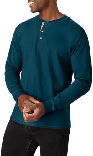 Dickies Cooling Long Sleeve Pocket T-Shirt, Dark Navy Heather, 3X