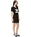 adidas Originals Women's Trefoil Tee Dress, Black/White Large