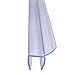 SuperSeals Frameless Shower Door Glass Edge/Bottom Seal (1, 1/2