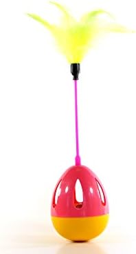 Tumbler Cat Feather Toy (Red)