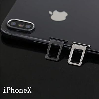 Afeax Sim Card Tray Holder Replacement For Iphone X 5 8 Inch Space Grey Black Amazon Sg Electronics
