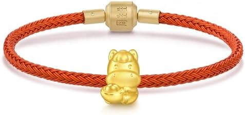 Amazon.com: CHOW SANG SANG 999 Gold Charme Auspicious Charm