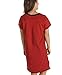 Lazy One Women's Nightgown, Funny V-Neck Sleep Shirt for Women, Camping Pajama Shirt (Happy Camper, L/XL)