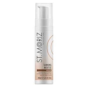 St-Moriz-Professional-Instant-Tanning-Mousse-with-Aloe-Vera-Vitamin-E-Fast-Drying-Vegan-Fake-Tan-Medium-200ml St Moriz Professional Instant Tanning Mousse with Aloe Vera & Vitamin E, Fast Drying Vegan Fake Tan, Medium (200ml)