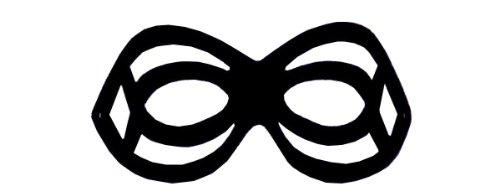 Forum Mardi Gras Masquerade Costume Italian Half Mask Seduction