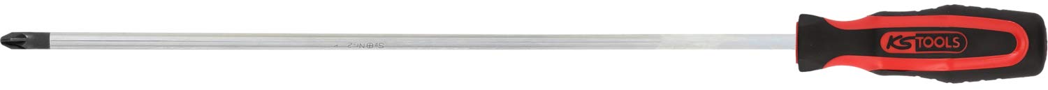 KS Tools 159.1158 ERGOTORQUEplus Screwdriver for pozidriv Screws PZ, Extra Long, PZ3, 405mm