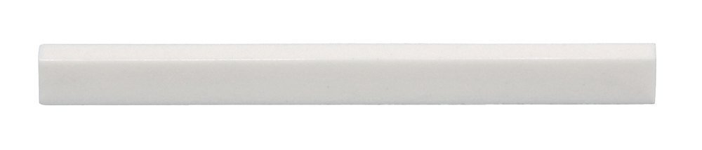 Partsland Plastic Saddle Raw Cut White