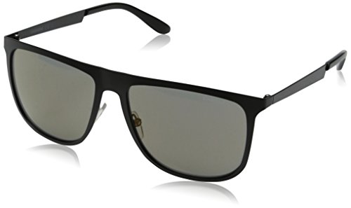 Carrera CA5020S Rectangular Sunglasses, Black, 58 mm