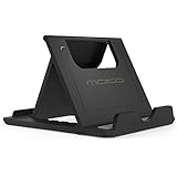 MoKo Tablet Stand, Multi-angle Portable Fold-up Rubber Desktop Holder for Smartphone, Tablets(6-8 Inch) and E-readers, iPad Pro 9.7"/ Mini 4, iPhone 7 Plus, 6s Plus, Samsung Galaxy S7, S7 Edge, BLACK