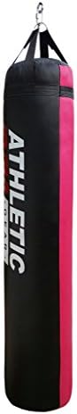 AthleticMMAGear Muay Thai Heavy Bag 150 Lb 6 Feet Filled
