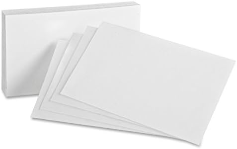 Mead Plain Index Cards, 3 X 5 Inches (63352) (300 3 X 5 Cards)