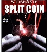 Split Coin (Half Dollar Gimmicked Coin Only) By World Magic Shop