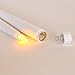 Lily's Home Battery Operated Flameless LED Taper Candles, for Weddings, Candlelight Vigils, Hanukkah Menorahs, or Christmas Wreaths, Standard Size, White (11