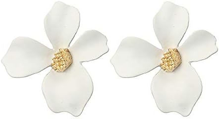 Clearance Deal! Hot Sale! Earring, Fitfulvan 2018 Fashion Jewelry Bohemia Flower Rhinestone Earrings For Women Summer Style Mother's Day Gifts Earrings Jewelry (White)