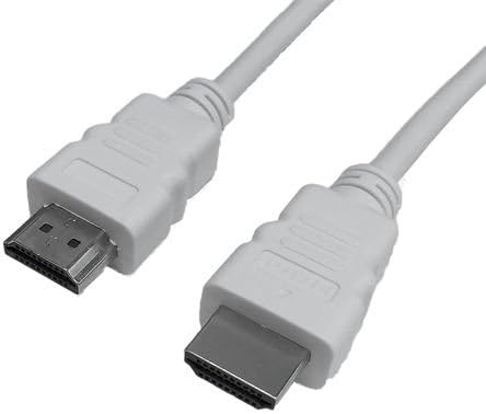 1.5m long White HDMI to HDMI lead with Ethernet & ARC High Speed Cable for DVD, Blue Ray, Projectors, Sky, Raspberry Pi, Laptops, PS3, PS4, Home Cinema, Sound bars, Xbox, XBMC, Android TV......(Samsung, Panasonic, LG Electronics, Sony, Philips, Denver, Toshiba, Bush, Akai, Goodmans, Blaupunkt) (1.5 meter)