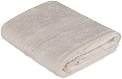 Lavinya - Cream Hand Towel Bamboo Cotton Decorative Towel 50 x 90 cm (1 Piece) -317HBY2110