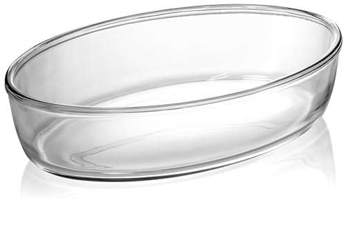 Red Co. Oval Clear Glass Casserole Baking Dish, Oven Basics Bakeware — 1.6 Quart - 10¼
