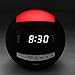 OnLyee Bluetooth Alarm Clock - AM FM Radio, AUX-in, Speaker, Dimmer, Dual USB Charging Ports, 7-Color LED Night Light - for Heavy Sleeper, Bedrooms, Desk, Kitchen, Kids (Black)