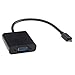 Leegoal Black 20cm 1080P or 720P Micro HDMI to VGA Female Video Cable Adapter for Micro Device