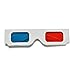 eLUUGIE 200 Pairs 3D Cardboard Glasses Glasses Universal Anaglyph 3D Glasses Cardboard Paper Red Blue Cyan or Movie (200 Pairs)thumb 4