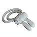 1Pcs Men Male Rubber Hard Penis Double-Rings Vibrating Rabbit Cock Massage Stimulate - Random Color