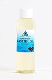 Castor Oil USP Grade Organic Cold Pressed Pure Hexane Free 2 oz