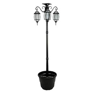 Amazon.com : 6.7 ft (80 in) Tall Solar Lamp Post and ... Amazon.com : 6.7 ft (80 in) Tall Solar Lamp Post and ...