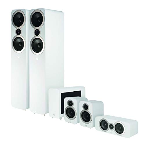 Q Acoustics 3000i 5.1 (3050i) Home Theater Speaker Package (Arctic White)