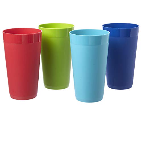 6 Newport+20+ounce+Unbreakable+Plastic+Tumblers