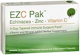 EZC Pak Echinacea Zinc Vitamin C Capsules - 28 ct