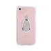 iPhone 7 Case / iPhone 8 Case with 360 Rotating Ring Grip Holder Kickstand Function Magnetic Base, Ultra Slim Thin Hard Scrub Cover with Shockproof Protective for Soft TPU iPhone 7/8/7S (Transparent)