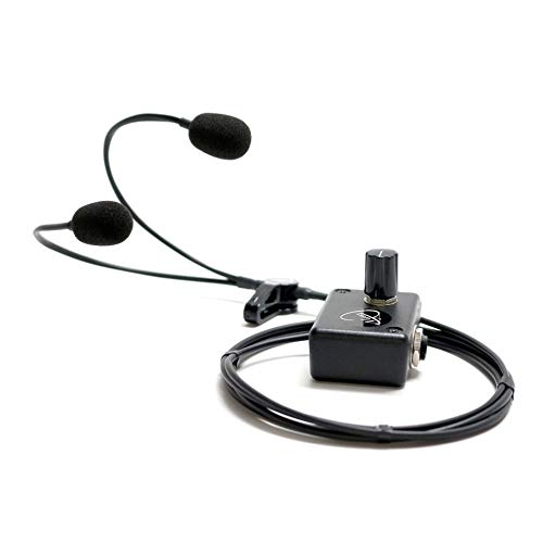 B-FLAT SOPRANO CLARINET MICROPHONE,"THE FEATHER PLUS" with 2 10" FLEXIBLE MICRO-GOOSE NECKS by Myers Pickups ~ See it in ACTION! Copy and paste: myerspickups.com, B-Flat Soprano Clarinet Microphone