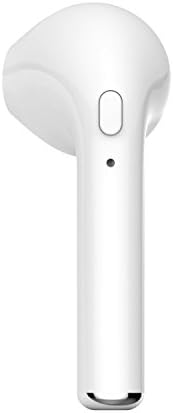 Bluetooth Earbuds, Kione Mini Wireless In Ear Earbuds Bluetooth Headphones with Mic Noise Cancelling For Apple iPhone 7 6 6S Plus SE And Android Smartphones (single ear) (white)