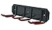 Wall Mounted Storage Rack Organizer for 2 Skis and 2 Poles - Heavy Duty Horizontal Wall Ski Rack Storage with Metal Frame and Padded Hooks - Indoors | Outdoors Premium Wall Storage Ski Rack