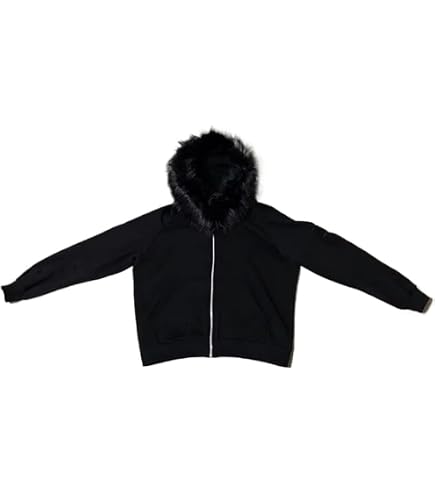 Amazon.com: OANTGM Crop Winter Coats Teen Y2k Zip Up Hoodie Fur