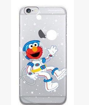 Amazon Co Jp Iphone Iphoneケース Iphone７ Iphone8 エルモ 宇宙服 セサミストリート かわいい ケース おもちゃ