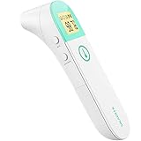 Baby Thermometer for Fever, Forehead Ear Thermometer, Accurate Fast Easy Medical Thermometers for Baby, Adult, Elderly, Home Objects Professional Certification