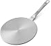 Gourmia GHP9530 Induction Cooker Diffuser Plate 9.5" - 3.4mm Thick Stainless Steel - Use Any Cookware on Induction Stove Hob or Range