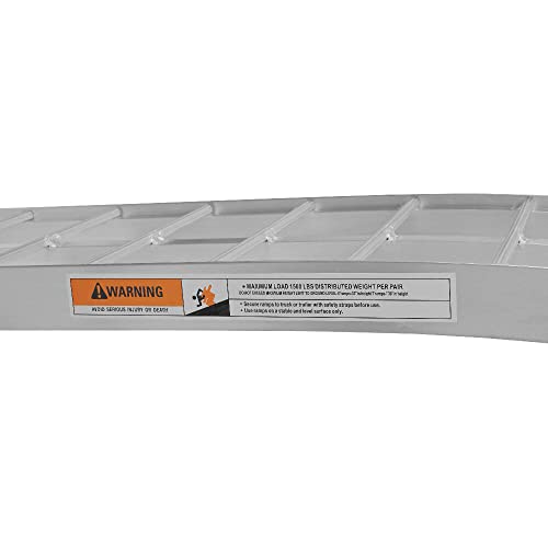 Titan Ramps Loading Ramps 7.5 FT Pair ATV Aluminum Folding, Rated 1500