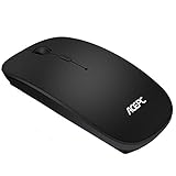 Rechargeable Bluetooth Mouseï¼ŒACEPC Wireless Mice for PC, Mac, Laptop, Android Tablet - Black