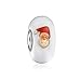 White Red Murano Glass Holiday Christmas Santa Claus Bead Charm For Women For Teen 925 Sterling Silver Fits European Bracelet