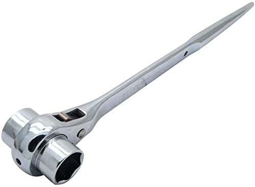 Boxonly Ratchet Podger Spanners Two-Way Quick Release Tool Ratcheting Podger Scaffold Wrenches 19-22mm