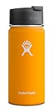 Hydro Flask Vacuum Insulated Stainless Steel Water Bottle, Wide Mouth w/Hydro Flip Cap