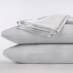 Serta SatinLuxury 4pc Soft Lightweight Deep Pocket