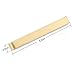 HONEY BEAR Mens Tie Clip Bar Normal Size Steel for Business Wedding Gift 5.4cm Gold