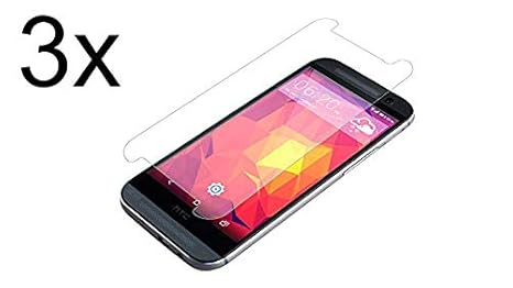 Cardana | 3X bruchsicheres Panzerglas für HTC One 8 / M8 | Schutzfolie aus 9H Echt Glas