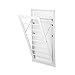 Palos Designs Space Saving Wall Mount Drying Rack - Large (Classic White)